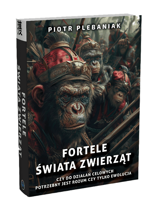  | Piotr Plebaniak, Fortele świata zwierząt  - przód okładki rzut od grzbietu 