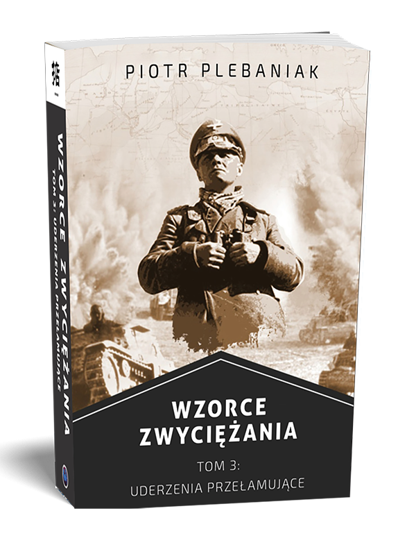  Studium historycznych bitew i operacji. Autorzy wyliczają błędy i błyskotliwe posunięcia stron, pokazując przy tym jak u obu walczących stron przebiegał proces uczenia się na błędach własnych i przeciwnika. | Próbka książki 