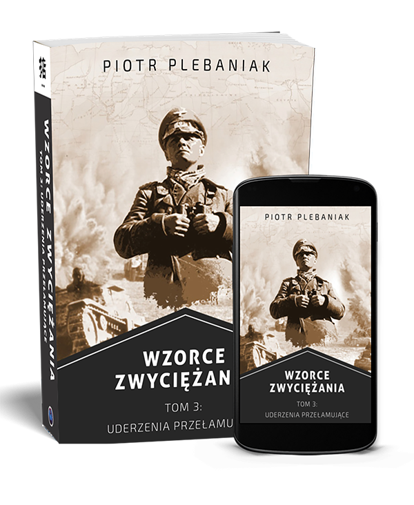  | Piotr Plebaniak, Wzorce Zwyciężania tom 3 Uderzenia przełamujące - przód okładki zestaw ebook i papierowa